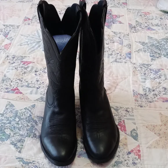 Ariat Western Round Toe Cowboy Boots Size 9.5 Men's - Picture 3 of 12